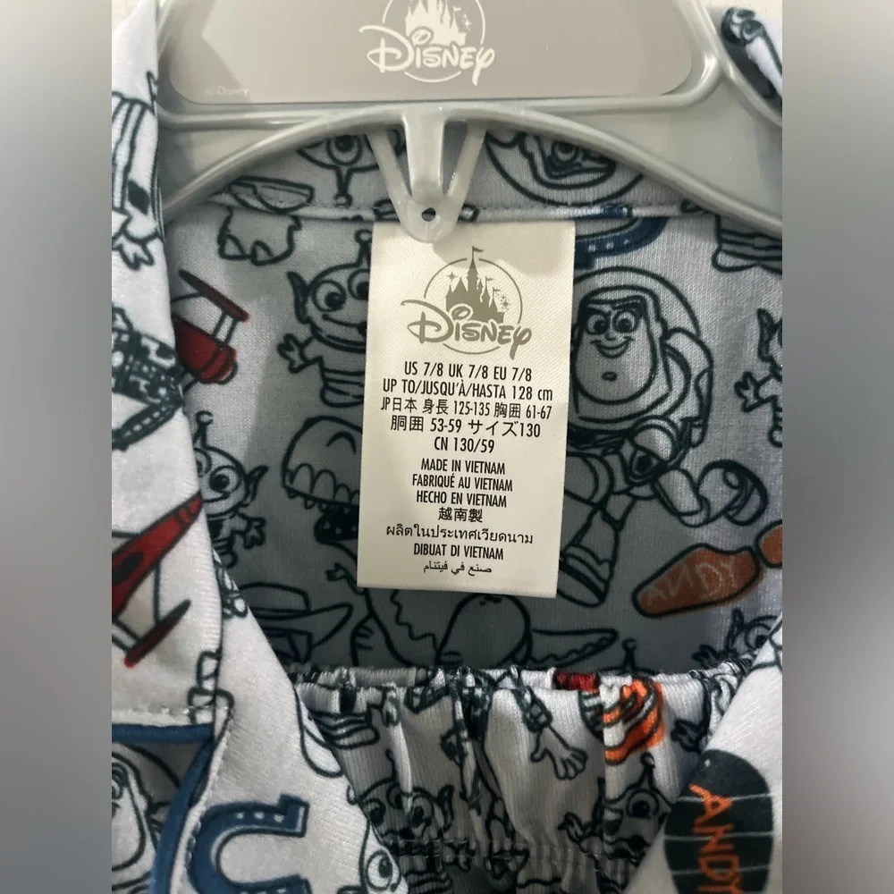 Disney Toy Story pajamas, boy’s size 7/8, new!